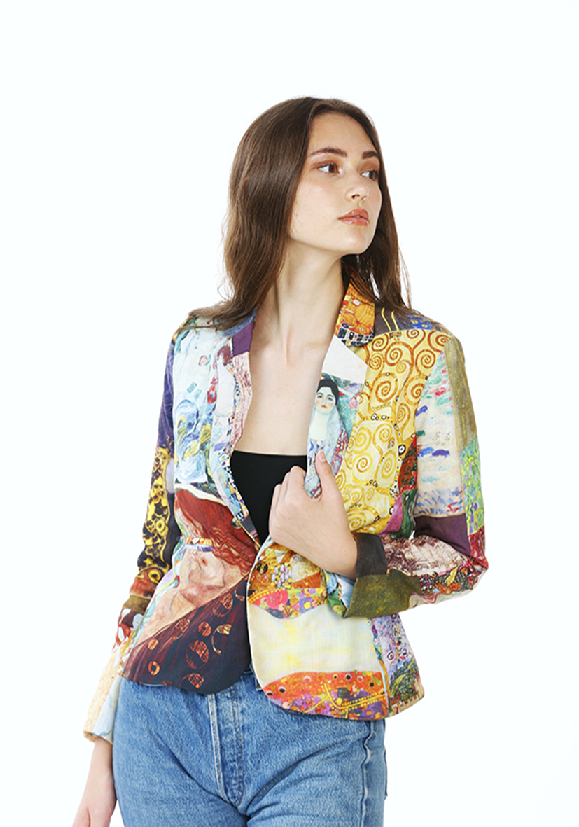 Gustav Klimt Bespoke Ladies Jacket
