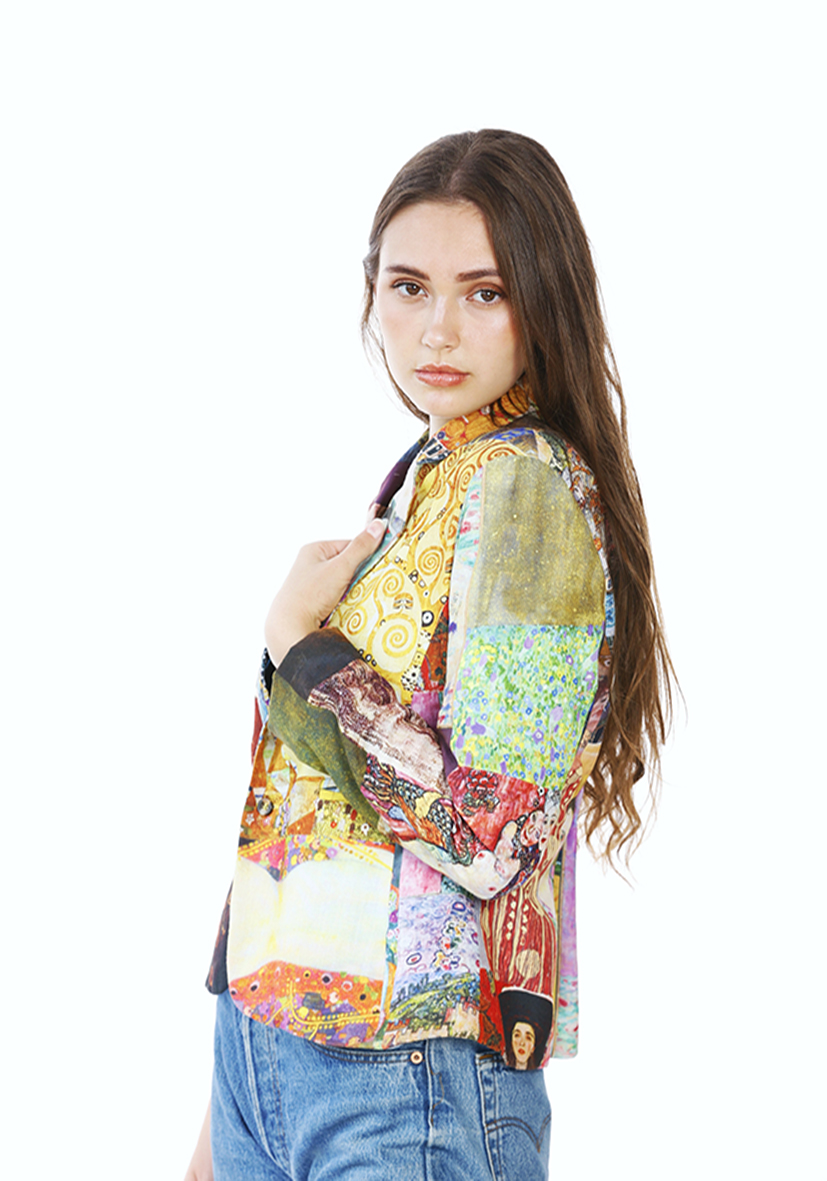 Gustav Klimt Bespoke Ladies Jacket - Image 5