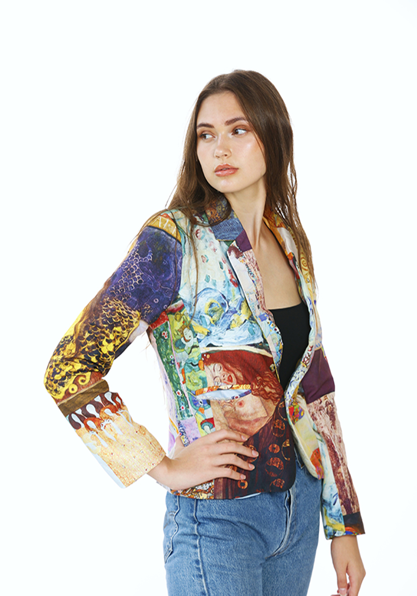 Gustav Klimt Bespoke Ladies Jacket - Image 3