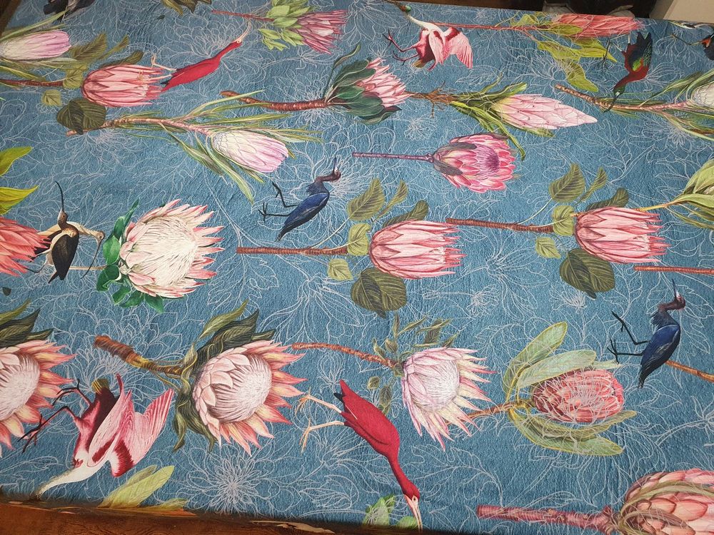 Protea Bird Garden Teal - Image 2