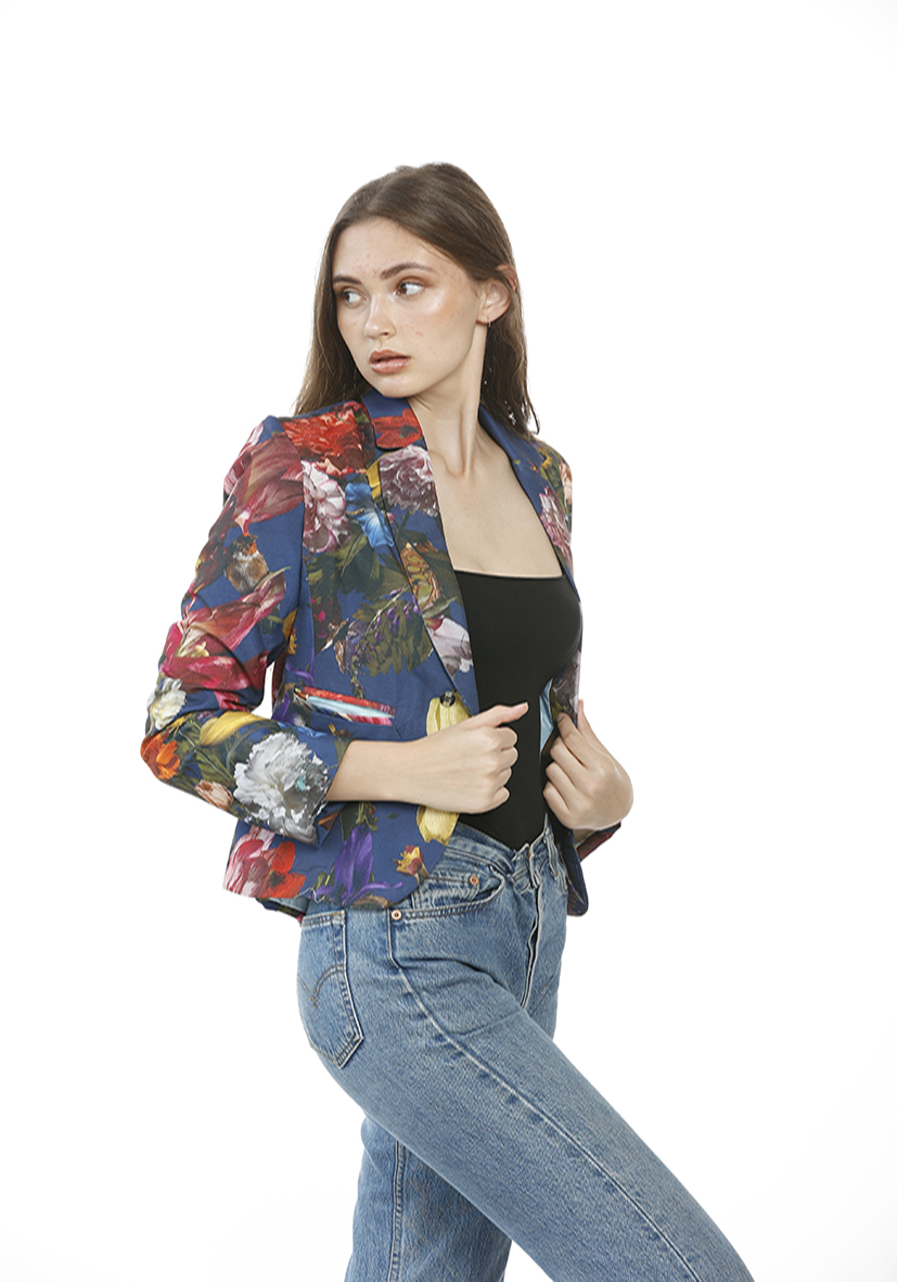 Rijks Blue Bespoke Ladies Jacket