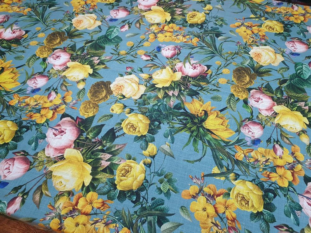 Yellow Teal Roses - Image 2